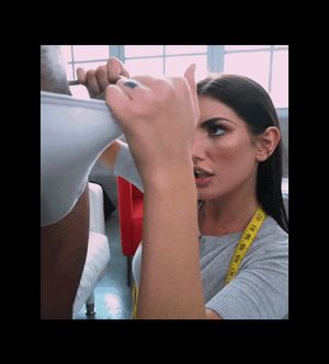 A nice surprise for her!Finally a giant black big cock! There's something in those pants huh baby!