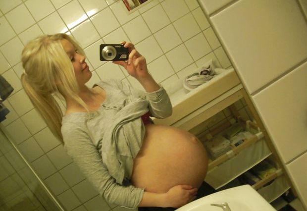 Pretty Pregnant Blonde