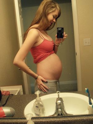 Happy Pregnant Teen