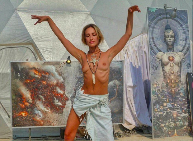 Dancing among the art