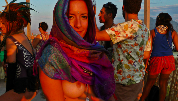 Sunset on the Playa