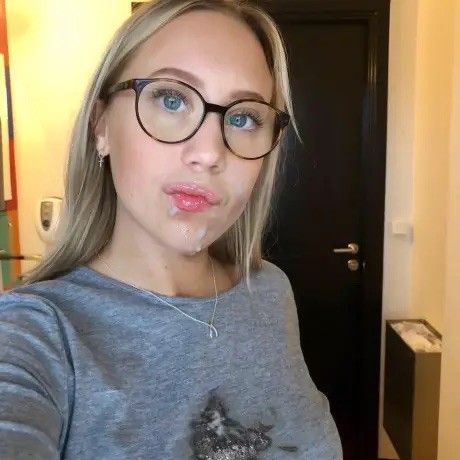 Dripping four eyes facialized