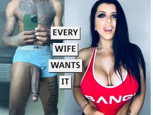 Every white wife wants it - cuckold captions