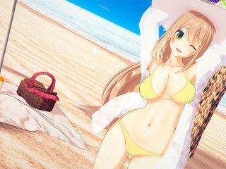 blue archive: izayoi nonomi sex with a beautiful   (3d hentai)
