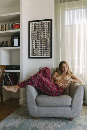 Lounging In The Living Room