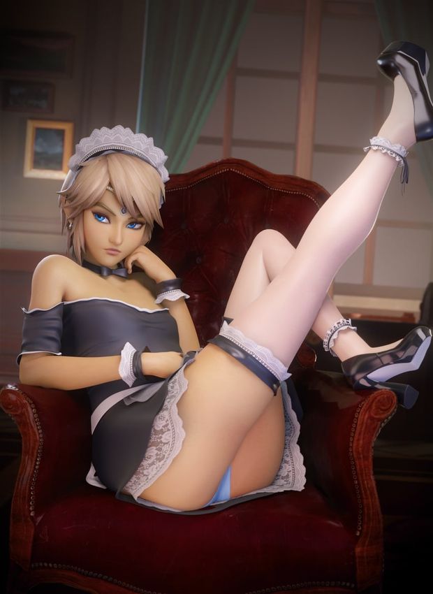 Link as a maid