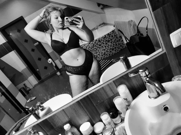 Big tits slut
