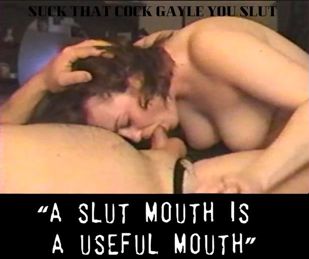 SLUT GAYLE SUCKING