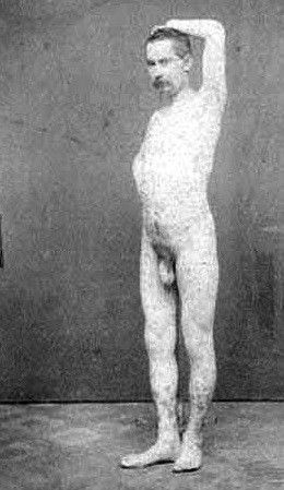 Very old photo nude male