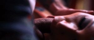 Shoving your cock into her mouth