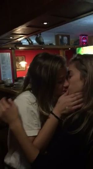 Lesbian kiss