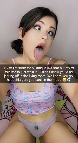 Come back out to the living room to make up for it