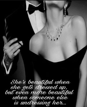 Hotwife undressed by someone else