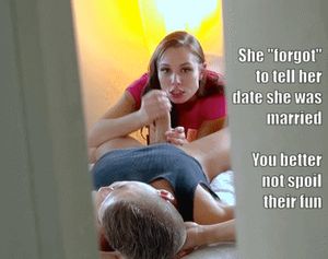 Hotwife blowing her date