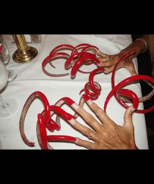 Who would be bravest to stand or sit next to her?