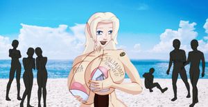 a bitch in the beach