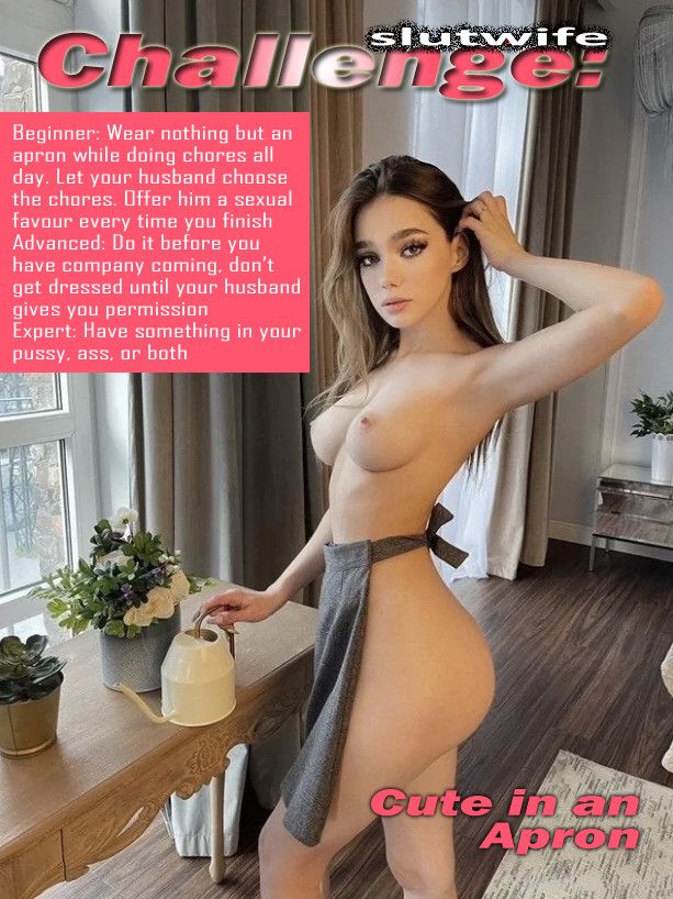 Slutwife Challenge Cute in an Apron
