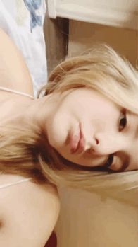 Selfie naked pussy touching