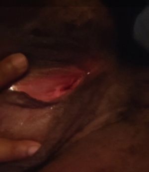 Waiting on a big white cock