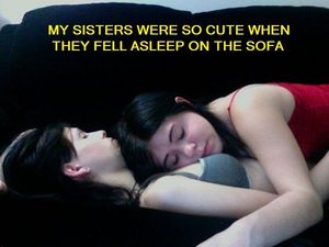 Sleeping sisters