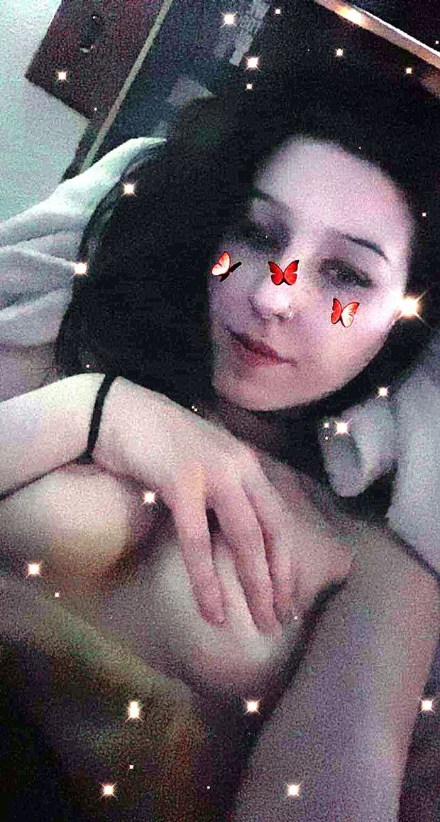 Black haired girlfriend.