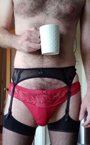 lovely undies and a big bulge