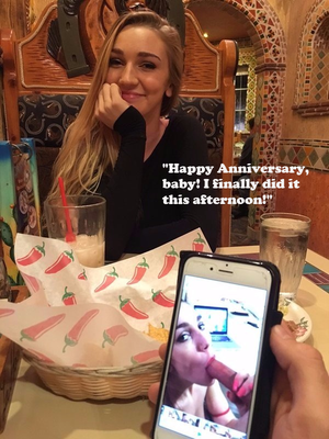 Happy hotwife proves her love