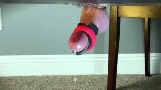 Milking table cumshot