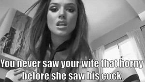 I've seen your cock before..this is new!