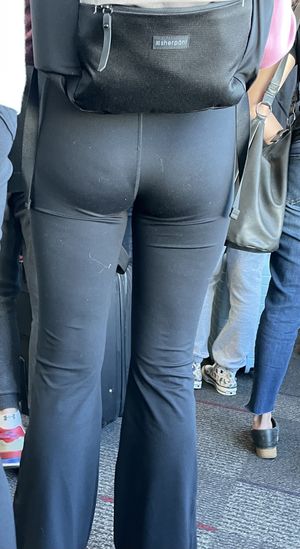 Fine asses out and about