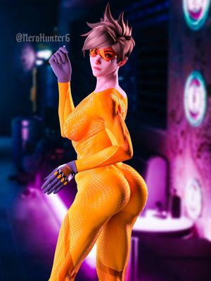 Tracer Orange bodysuit( nerohunter6)
