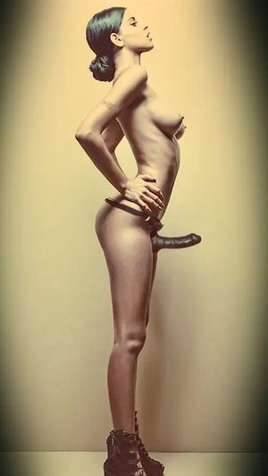 Cute Babe with a Strap On