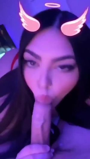 She knows how to suck well