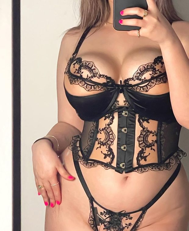 Black Lingerie Selfie 2