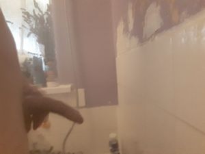 While in the showers, your caught a glimpse of your bullies huge cock