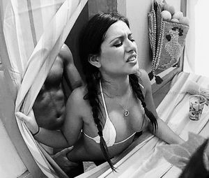 fucked doggy-style before mirror