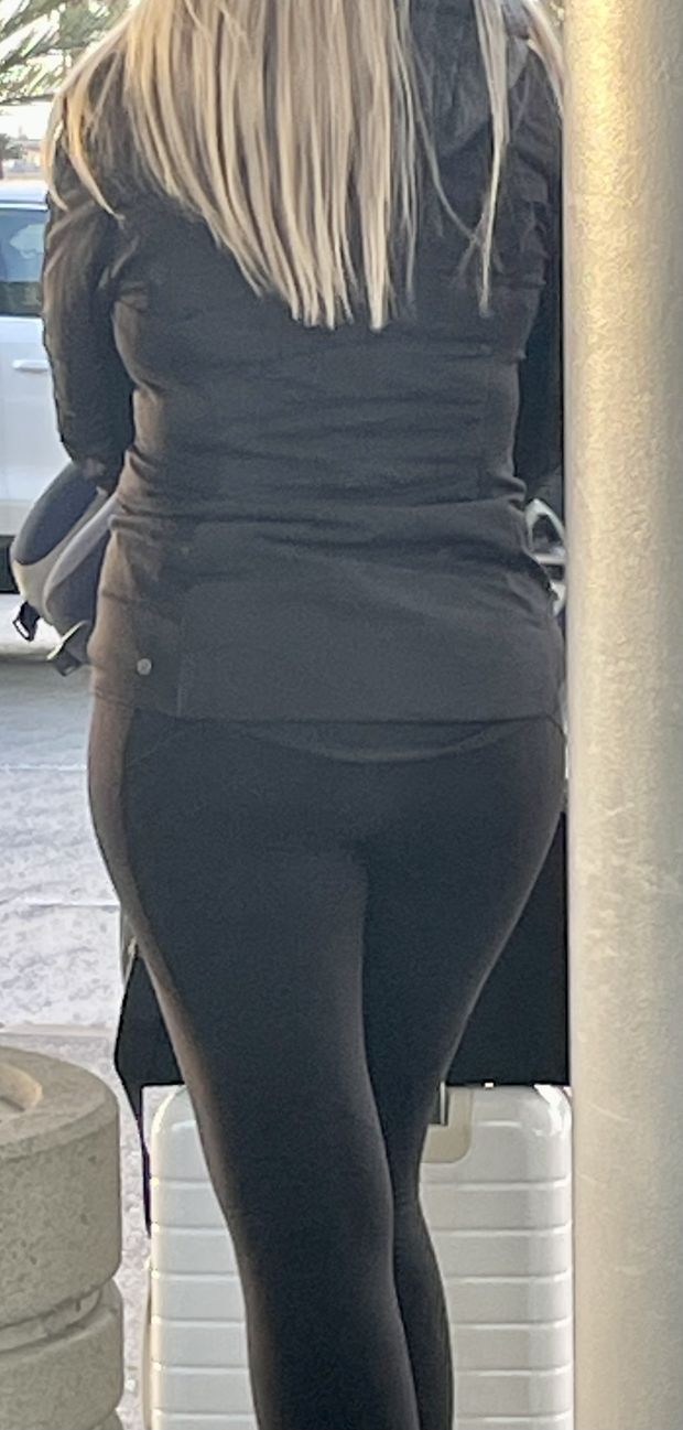 Fine asses out and about