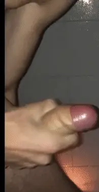 Tasting his own cum