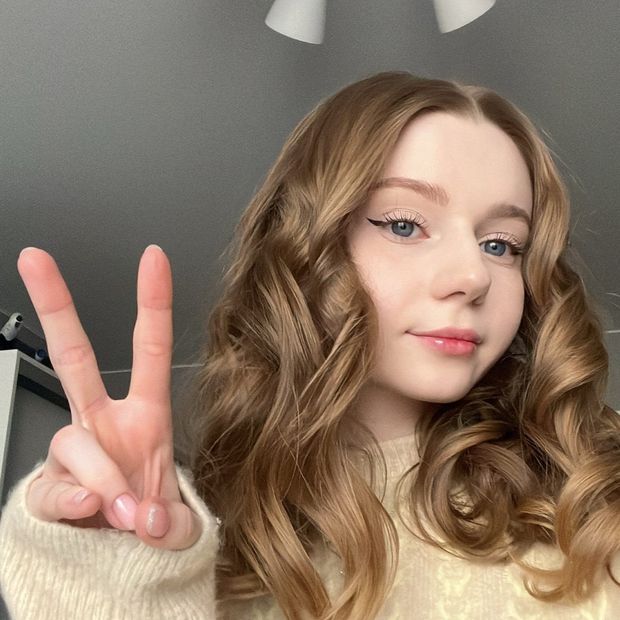 Teen posing