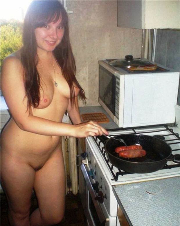 baby in the kitchen