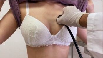 “I’ll place this stethoscope on to your chest. Can you lift up your shirt?”