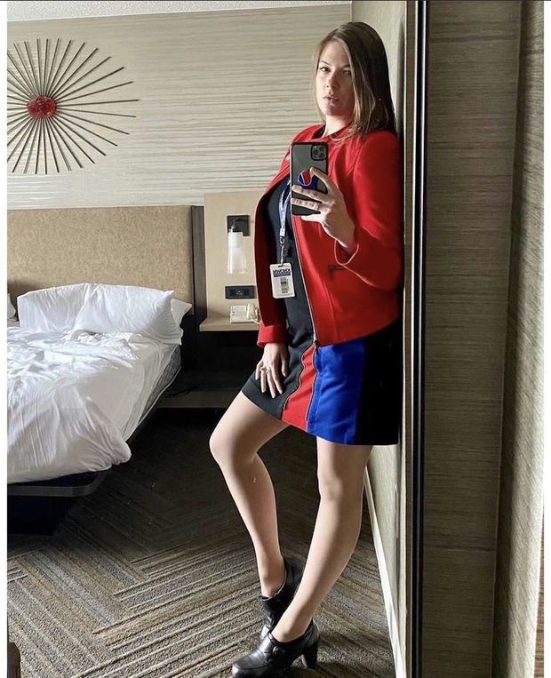 SouthWest Flight Babe...hope she finds some action 2night!