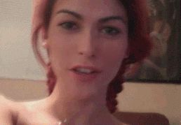 Domino Presley self cumshot reverse