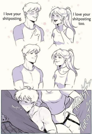 from joking to stroking