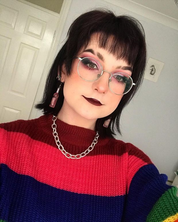 Cute Emo Lesbian