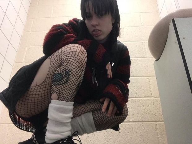 Emo Skyler Upskirt