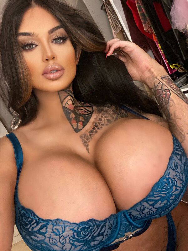 Huge fake tits