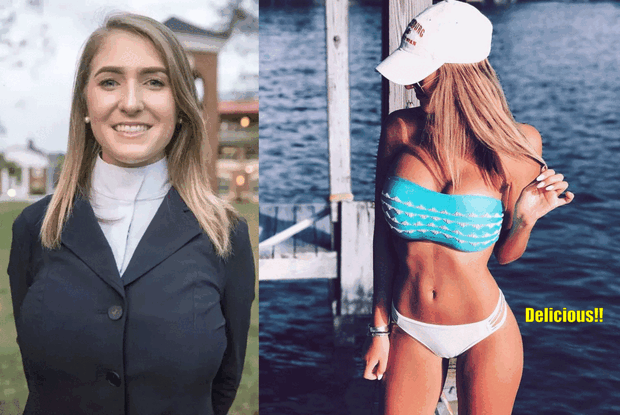 Equestrian Babe to Bathing Beauty - who knew what was hidden away!