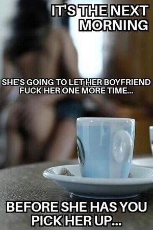 Her morning routine.