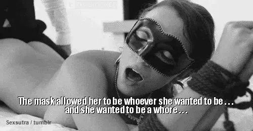 Soon, your wife won't need the mask...